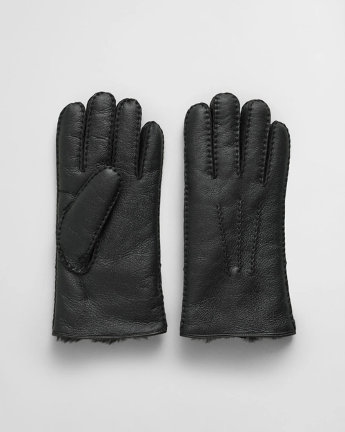 Bilde av GANT SHEARLING GLOVES Black L