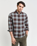 Bilde av GANT REG FLANNEL PLAID SHIRT