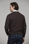 Bilde av HANSEN & JACOB CREW NECK SWEATER ELBOW PATCH