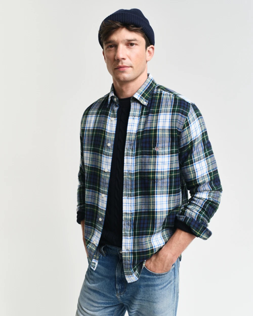 Bilde av GANT HERRE REG FLANNEL CHECK SHIRT