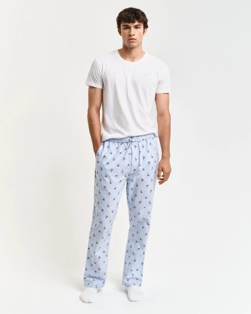 Bilde av GANT SKIER PRINT OXFORD PAJAMA PANTS