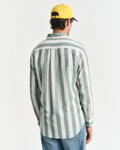 Bilde av GANT SKJORTE REG COTTON LINEN BOLD STRIPE