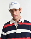 Bilde av GANT M FINE KNIT STRIPED SS RUGGER