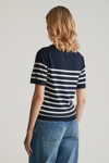 Bilde av GANT FINE KNIT STRIPED SS RUGGER