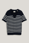 Bilde av GANT FINE KNIT STRIPED SS RUGGER